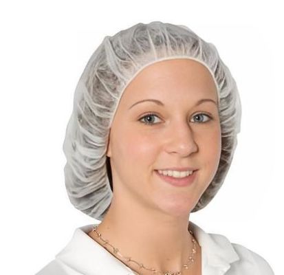 Sélection de couleur Bonnet rond jaune pour le médecin / chirurgien / infirmière / travailleur dans un atelier sans poussière