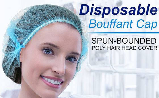PP bande bouffant filet de cheveux Clip Mob Cap avec différentes couleurs et tailles 3 ans