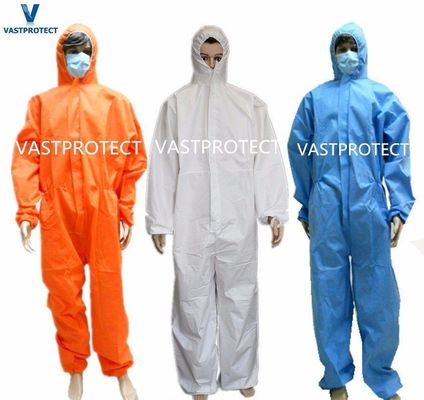 Catégorie 3 Vêtements de protection de type 5/6 Vêtements à usage unique pour l'élimination de l'amiante