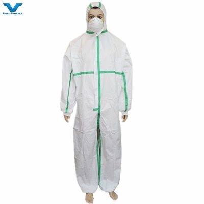 Couverture jetable homologuée CE Cat 3 type 4/5/6 Antistatique pour les environnements dangereux