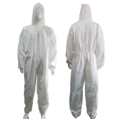 50GSM CE Catégorie 3 Type 5 6 Anti-statique En1149 Vêtements de protection jetables étanches à l'eau