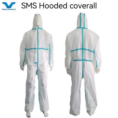 175*140cm Isolation de protection jetable SMS Couverture non tissée avec couture en ruban adhésif