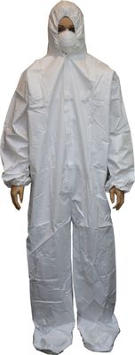 DuPont Tyvek Peinture blanche jetable Hazmat Tychemical Work Coverall Chaudière Travail Costume de sécurité avec collier à capuche