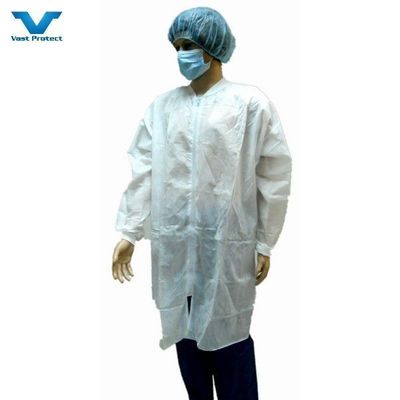 Vêtements de laboratoire jetables pour visiteurs pour médecins, infirmières et infirmiers, directement, micro-poroses, PP, SMS, non tissés