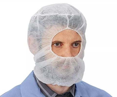 Échantillon gratuit de polypropylène non tissé en PP, filet à cheveux jetable, bouffant, casquette avec bord élastique