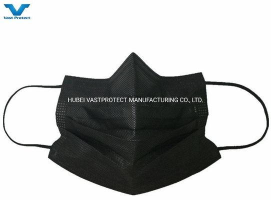 Liste blanche 3 Masque facial chirurgical jetable de protection médicale en PP non tissé