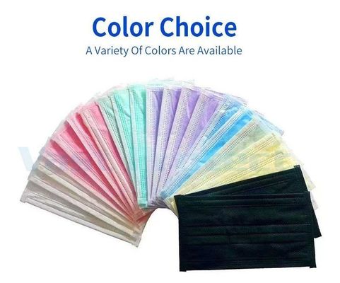 Masque à poussière jetable bleu avec certificat ISO13485 Earloop Typeiir Masque facial 3 couches