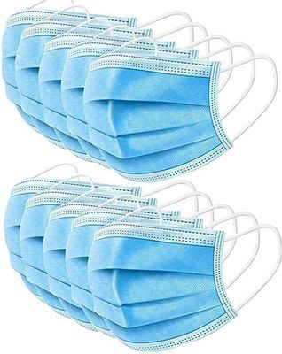 Masques faciaux jetables multicolores non tissés avec pinceau élastique pour le nez et style boucle d'oreille