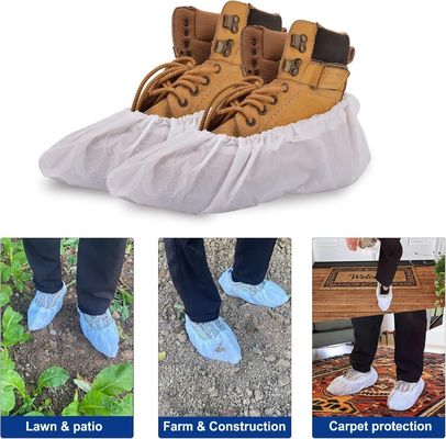 17*40cm Taille antipoussière antidérapant à usage unique Booties Protecteur de couverture pour la protection