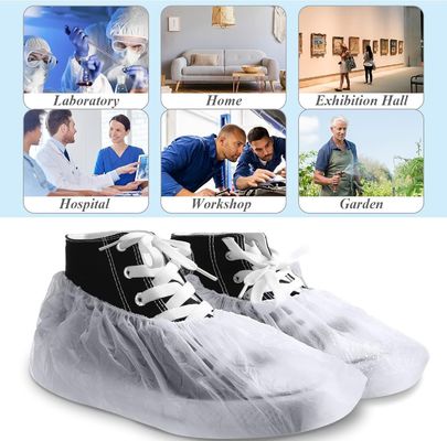 Couvertures de chaussures jetables antidérapantes et antidérapantes avec fonction d'impression et de nettoyage du logo