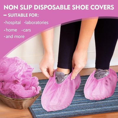 Couverture de chaussure polyester non tissé à usage unique pour fournitures dentaires