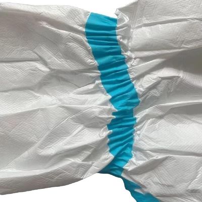 Couverture de chaussure jetable à l' épreuve de la poussière, stérile, micro-poreuse, Sf Blanc avec ligne bleue 15*39 cm