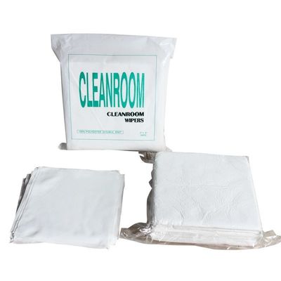 Lentille étanche au laser 100% polyester double tricotée essuie-glace pour salle blanche pour éliminer la poussière