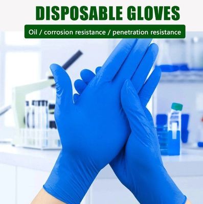 Gants en nitrile polyvalents avec offre de conception en matière et en poudre