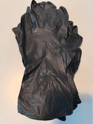 9 Gants d'examen au nitrile de grande longueur S M L XL pour le nettoyage industriel et la sécurité