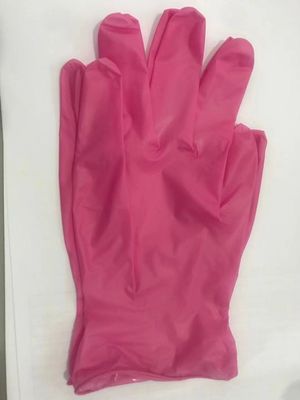 240 mm de longueur Gants d'examen jetables non stériles sans poudre mélangés à du nitrile et du vinyle