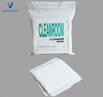 Lint libre 9 * 9 pouces Polyester Microfiber éternuements de salle blanche pour lentilles optiques étanche