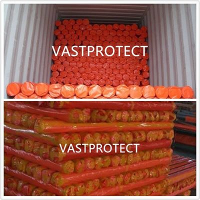 VASTPROTECT Style revêtu en PVC double orange à l' épreuve de la déchirure Poly Roll 12 Prime *100 Prime