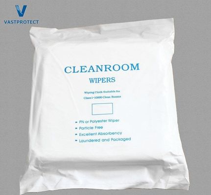 Blanc 9 * 9 pouces 100% polyester Microfibre essuie-glaces pour le nettoyage des objectifs de l'appareil photo